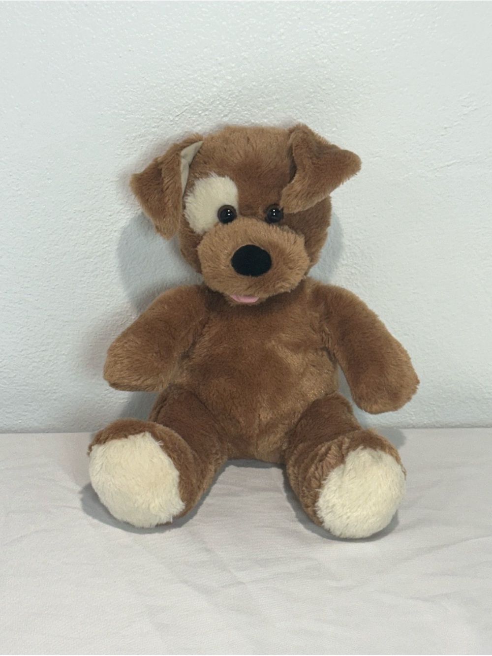 Retired Build-A-Bear Brown Sugar Puppy Dog Plush Eye Patch